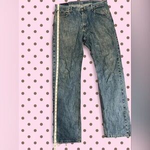 Men's Blue Wrangler Denim Jeans